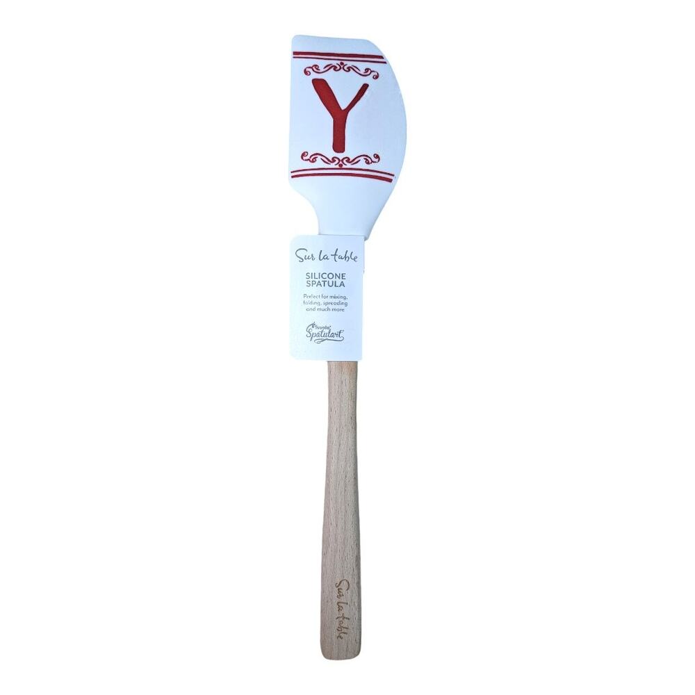 NEW Sur La Table Monogram Silicone Head Spatula Letter "Y"